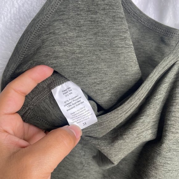 Beyond Yoga Women's Plus Size 3X Cropped Green Activewear Workout Camisole - Picture 6 of 14